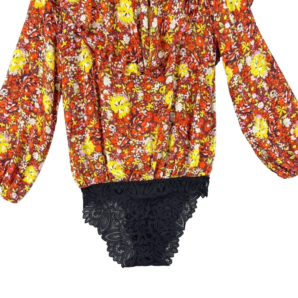 (NWT) Women's Intimately Free by Free People Say It To Me Bodysuit Size S (Red) - Picture 12 of 16